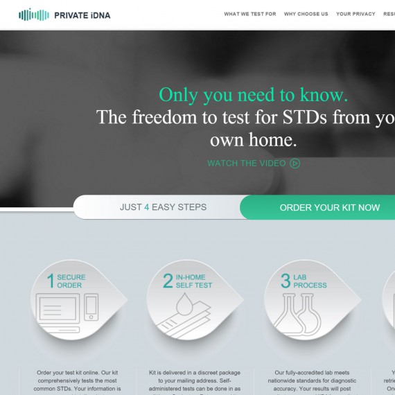 Private iDNA online STD testing